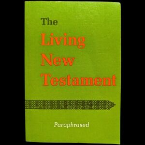 The Living New Testament Paraphrased Tyndale House‎ 1974 Vintage Paperback TH395